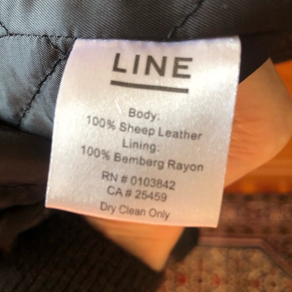 Line Lamb Leather Jacket - Picture 7 of 7